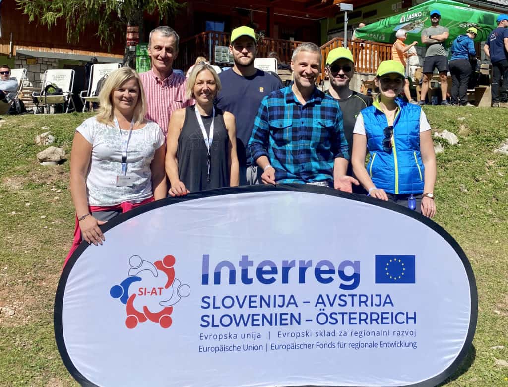 (v.li.): Mojca Muršec (Maribor), Hannes Slamanig (Land Kärnten), Nina Seljak (Ljubljana), Matija Dolinar, Michael Gußnig, Adnan Alijagić (Klagenfurt) und Christina Heilinger (Villach). © Büro Vizebürgermeister Alois Dolinar