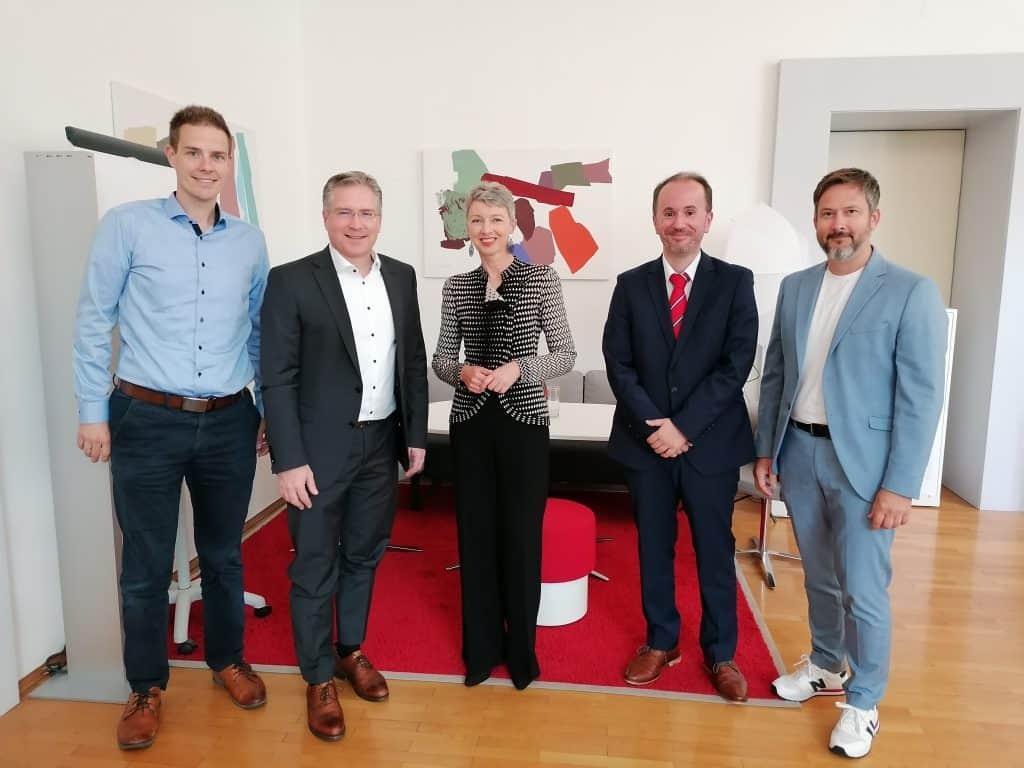 Titelbild: Arbeitstreffen Zentralraum Kärnten und LH-Stv. Dr. Gaby Schaunig. © Büro Zentralraum Kärnten+